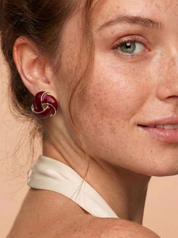 Lodie Silver Beschicht. Ohrstecker