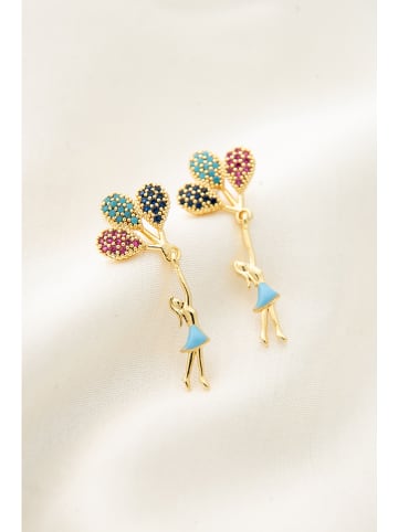 Lodie Silver Ohrstecker mit Ziersteinen