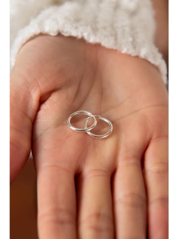 Lodie Silver Srebrne kolczyki-kreole