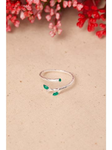 Lodie Silver Zilveren ring met edelstenen