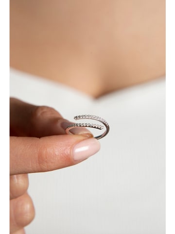 Lodie Silver Zilveren ring met edelstenen
