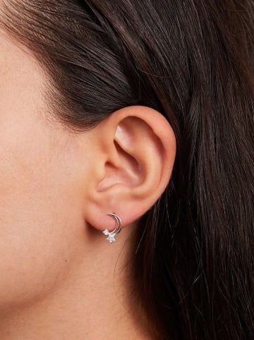 Lodie Silver Srebrne kolczyki-wkrętki z cyrkoniami