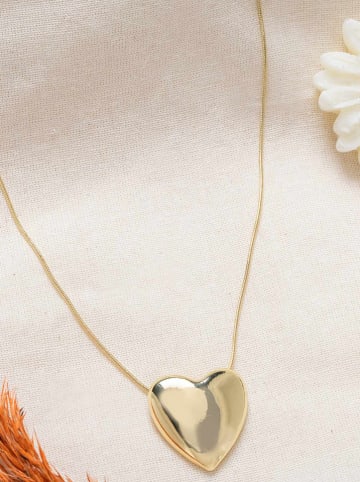 Lodie Silver Vergulde ketting met sierelement - (L)42 cm