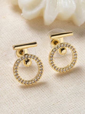 Lodie Silver Vergold. Ohrstecker mit Edelsteinen