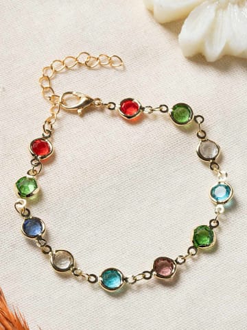 Lodie Silver Vergulde armband met edelstenen