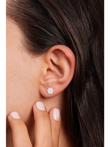 Lodie Silver Zilveren oorstekers met edelstenen