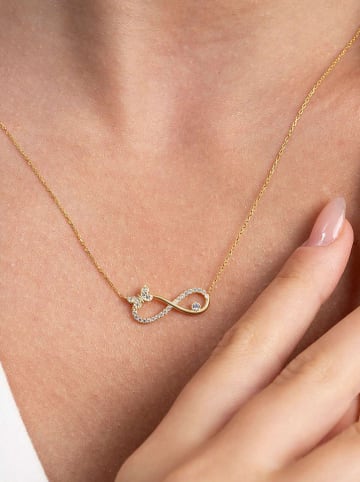 Lodie Silver Gecoate ketting met sierelement - (L)45 cm