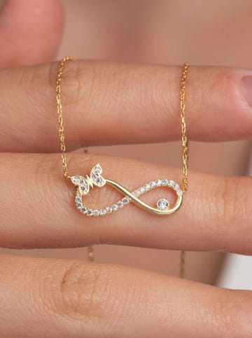 Lodie Silver Gecoate ketting met sierelement - (L)45 cm