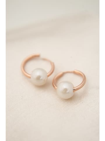 Lodie Silver Silber-Creolen mit Perlen