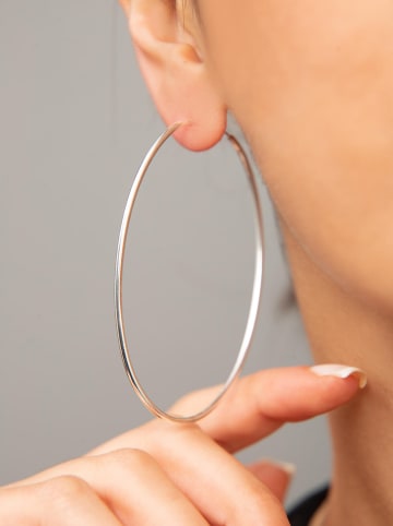 Lodie Silver Srebrne kolczyki-kreole