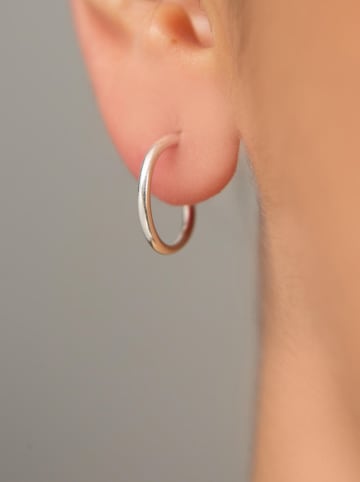 Lodie Silver Silber-Creolen