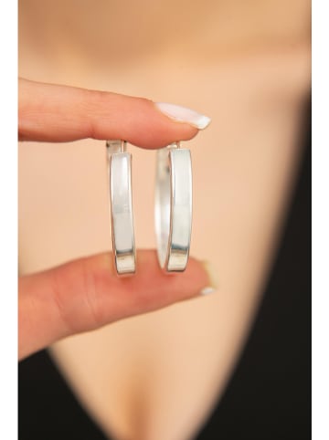 Lodie Silver Silber-Creolen