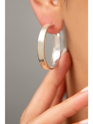 Lodie Silver Zilveren creolen