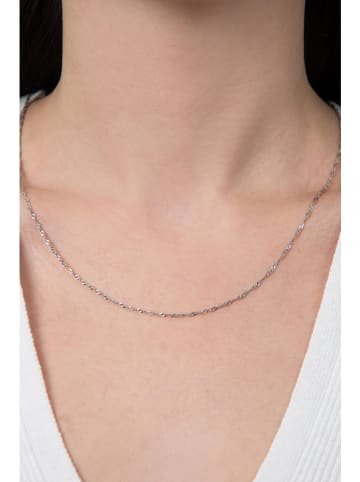 Lodie Silver Zilveren ketting met hanger - (L)43 cm