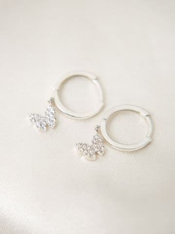 Lodie Silver Silber-Creolen mit Edelsteinen