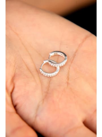 Lodie Silver Silber-Creolen mit Edelsteinen