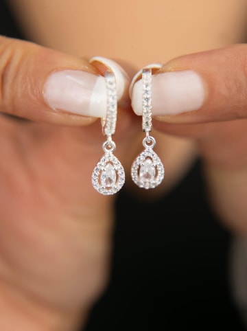 Lodie Silver Silber-Creolen mit Edelsteinen