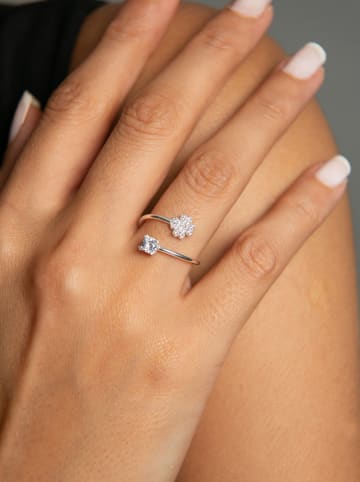 Lodie Silver Zilveren ring met edelstenen