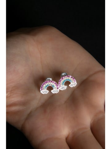 Lodie Silver Srebrne kolczyki-wkrętki z cyrkoniami