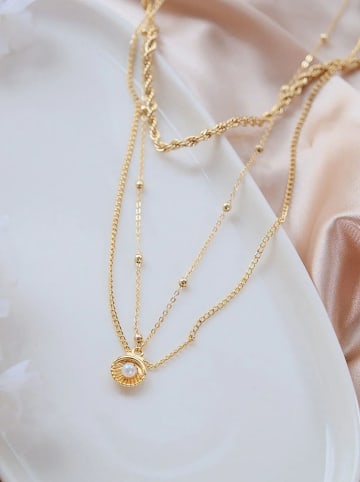 Lodie Silver Gecoate ketting met hanger - (L)45 cm