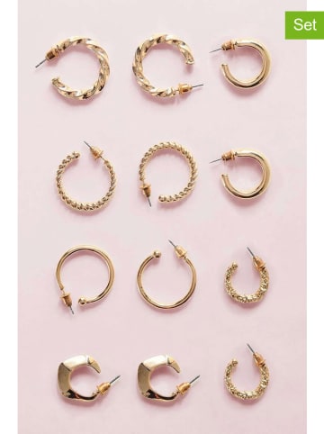 Lodie Silver 12er-Set: Creolen