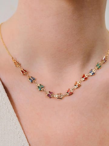 Lodie Silver Ketting met sierelementen - (L)40 cm