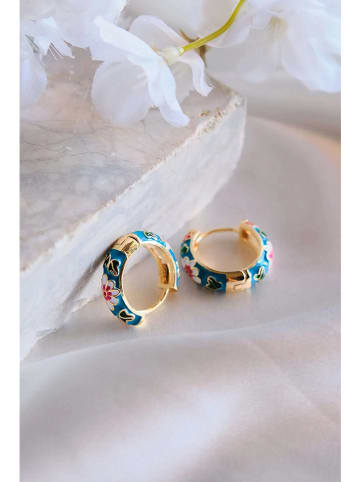 Lodie Silver Beschicht. Creolen