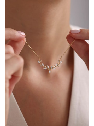 Lodie Silver Vergulde ketting met sierelement- (L)42 cm