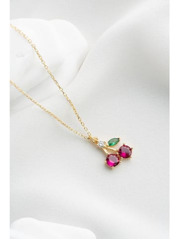 Lodie Silver Vergulde ketting met hanger - (L)42 cm