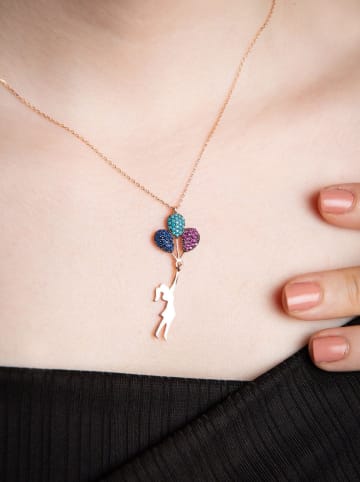 Lodie Silver Zilveren ketting met hanger - (L)43 cm