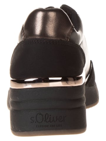 s.Oliver Sneakers in Schwarz