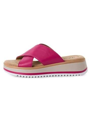 s.Oliver Leren slippers roze