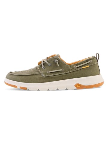 Camel Active Leren mocassins "Harvest" kaki