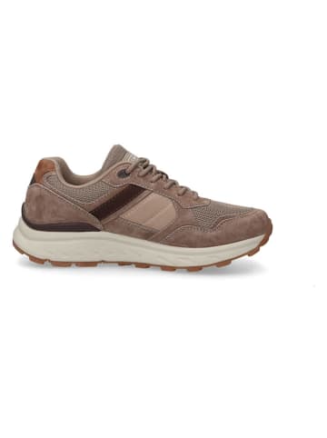 Camel Active Skórzane sneakersy "George" w kolorze szarobrązowym