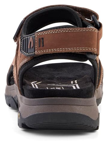 Camel Active Leder-Sandalen "Rise" in Braun