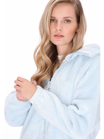Schmuddelwedda Fleece-Mantel in Hellblau