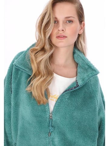 Schmuddelwedda Kurtka polarowa w kolorze turkusowym