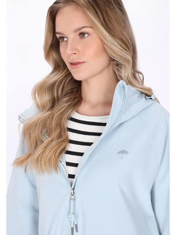 Schmuddelwedda Płaszcz softshellowy w kolorze błękitnym