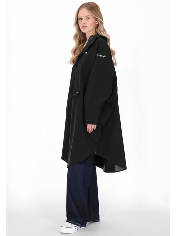 Schmuddelwedda Regenponcho in Schwarz