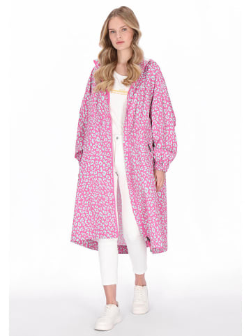 Schmuddelwedda Regenmantel turquoise/lichtroze