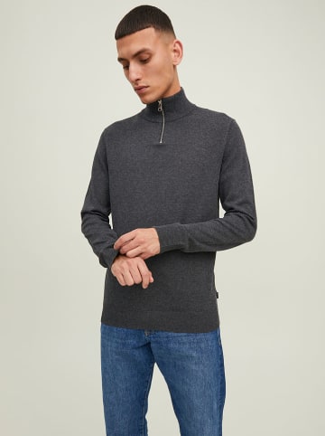 Jack & Jones Sweter w kolorze antracytowym