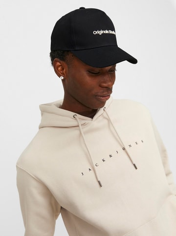 Jack & Jones Czapka w kolorze czarnym