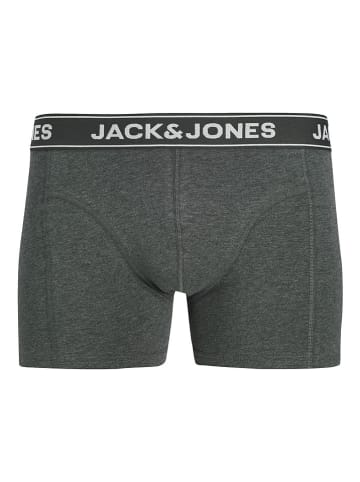 Jack & Jones Bokserki (3 pary) w kolorze czarno-zielono-szarym