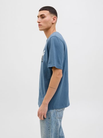 Jack & Jones Koszulka "Hawaii" w kolorze niebieskim