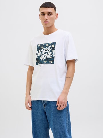 Jack & Jones Koszulka "Hawaii" w kolorze białym