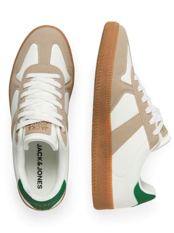 Jack & Jones Sneakersy w kolorze beżowo-białym