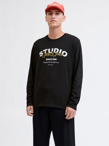 Jack & Jones Longsleeve "Yuki" in Schwarz