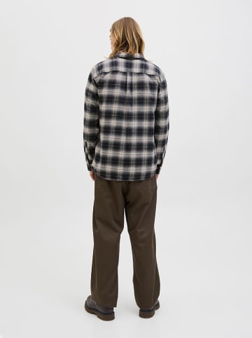 Jack & Jones Hemd "James" in Schwarz/ Grau