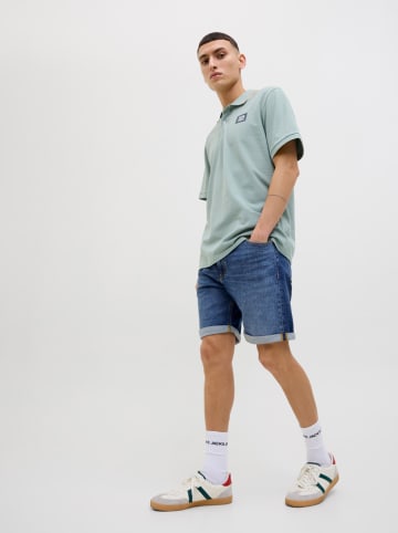 Jack & Jones Szorty dżinsowe w kolorze niebieskim