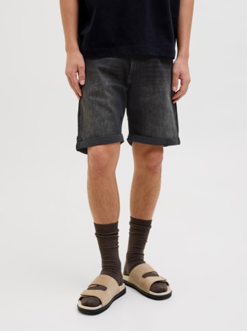 Jack & Jones Szorty dżinsowe w kolorze czarnym